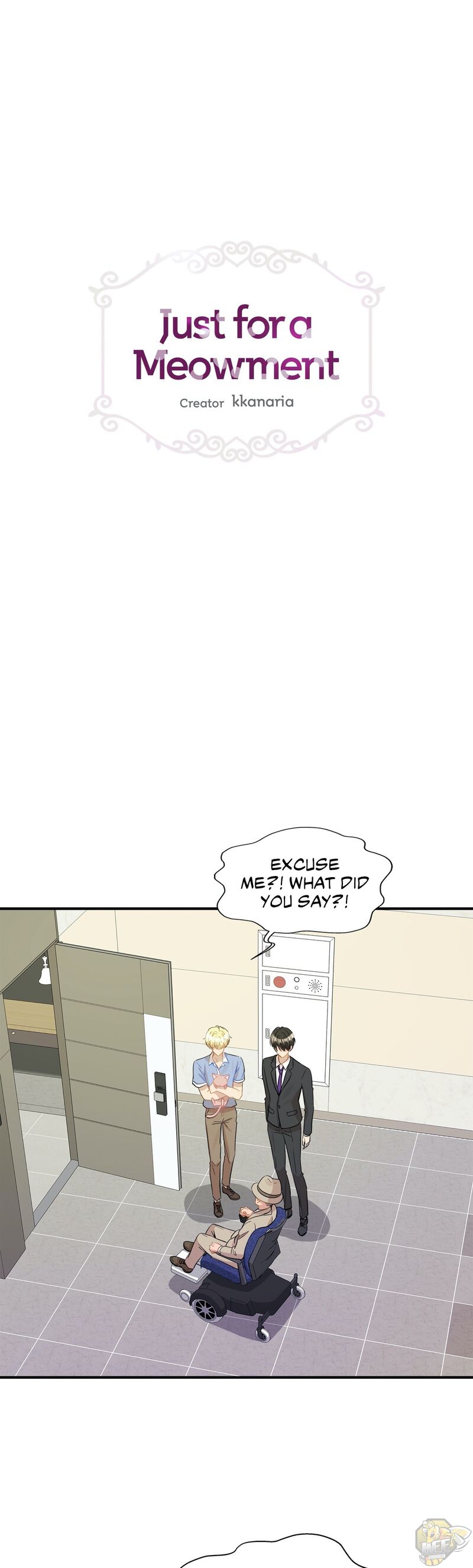 Just for a Meowment Chapter 37 - page 1