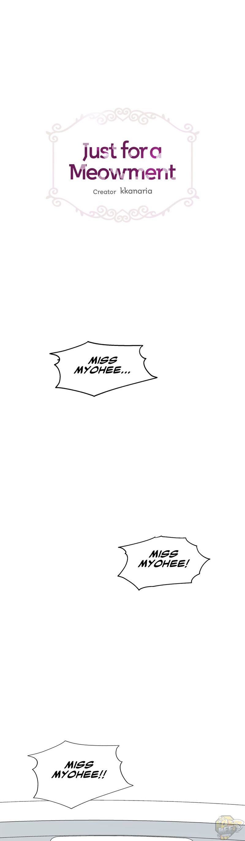 Just for a Meowment Chapter 47 - page 1
