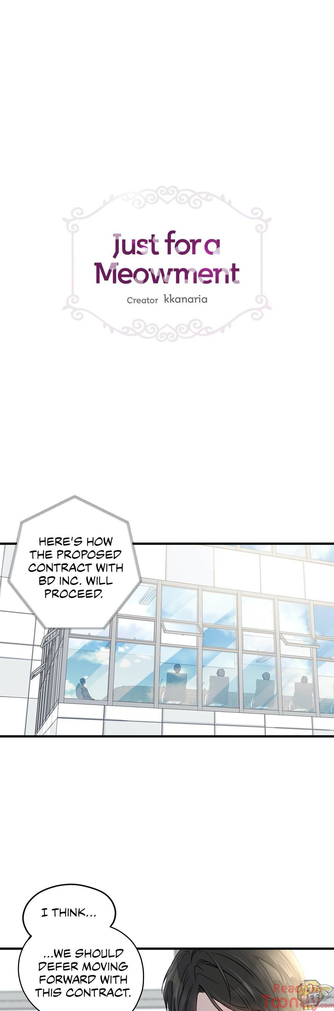 Just for a Meowment Chapter 10 - page 1