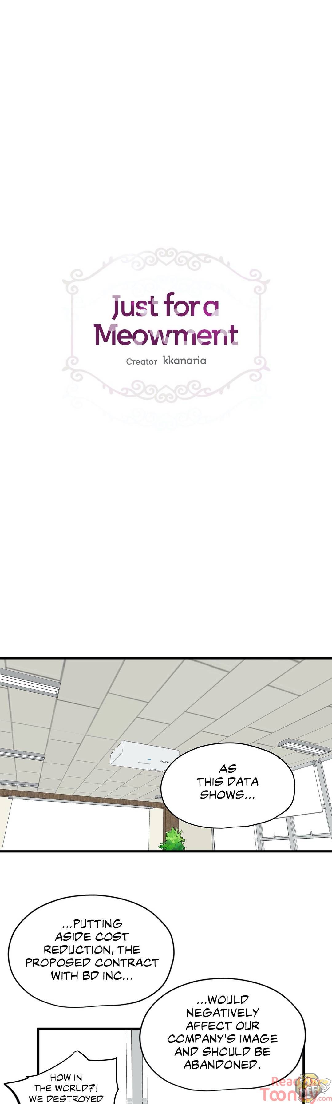 Just for a Meowment Chapter 11 - page 1
