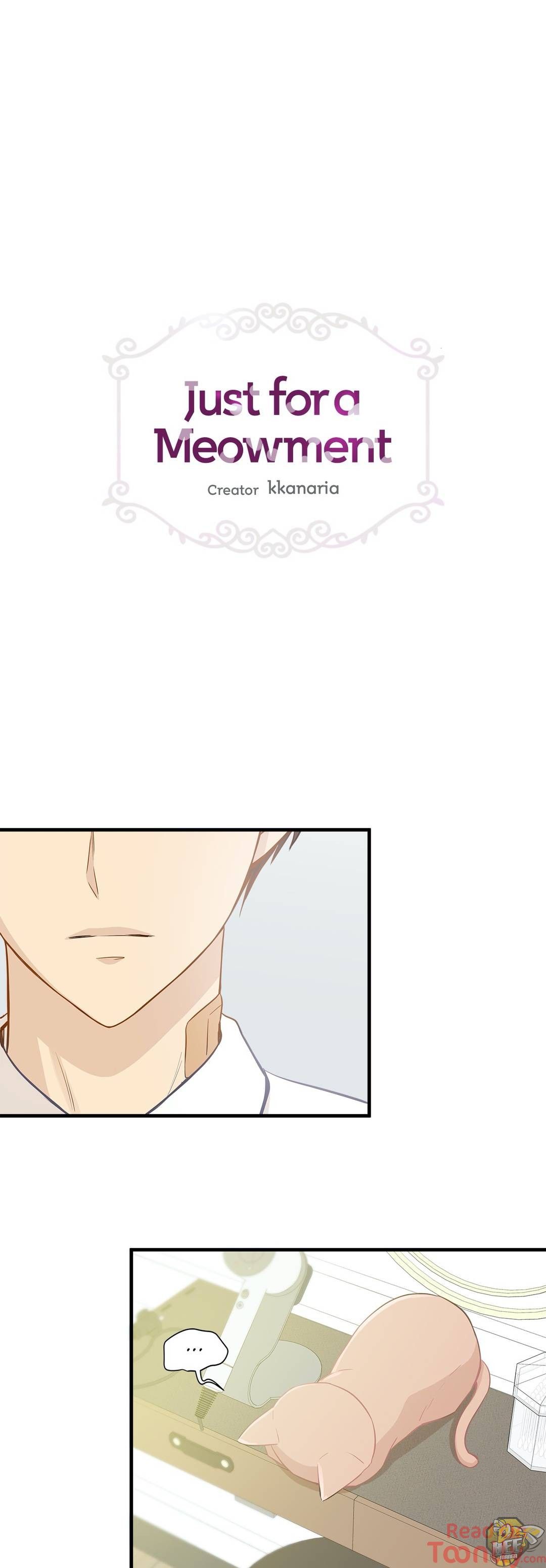 Just for a Meowment Chapter 9 - page 1