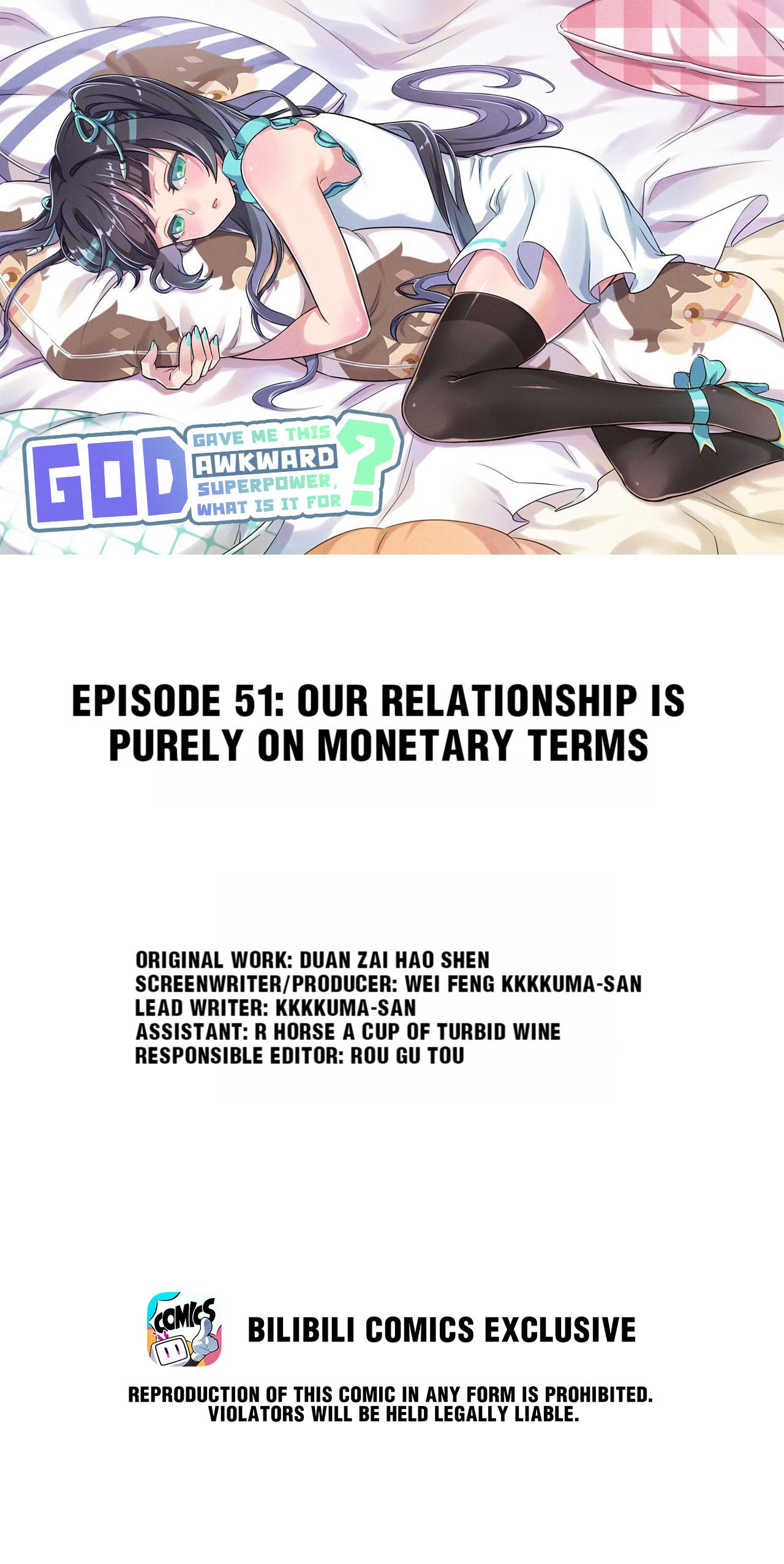 God gave me this awkward superpower, what is it for? chapter 51 - page 1