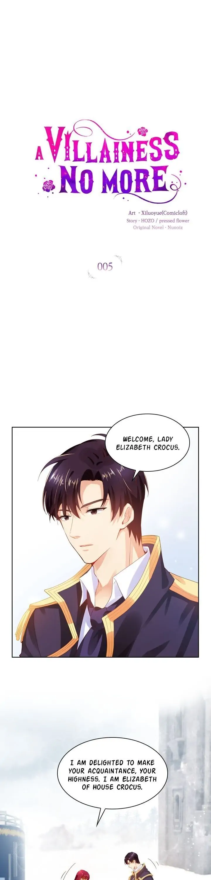 The Evil Lady Will Change Chapter 5 - page 1