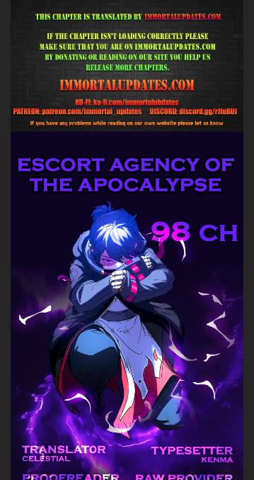 Escort Agency Of The Apocalypse Chapter 98 - page 1