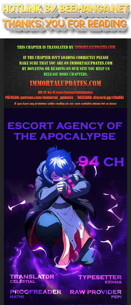 Escort Agency Of The Apocalypse Chapter 94 - page 1