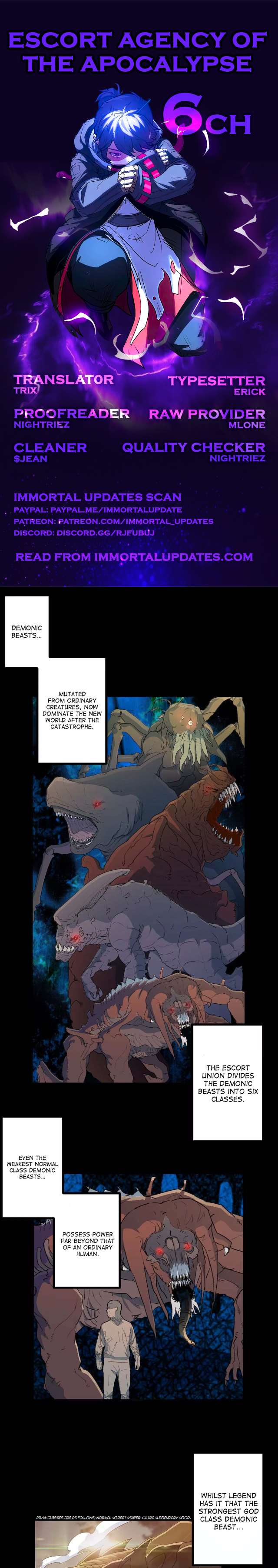 Escort Agency Of The Apocalypse Chapter 6 - page 1