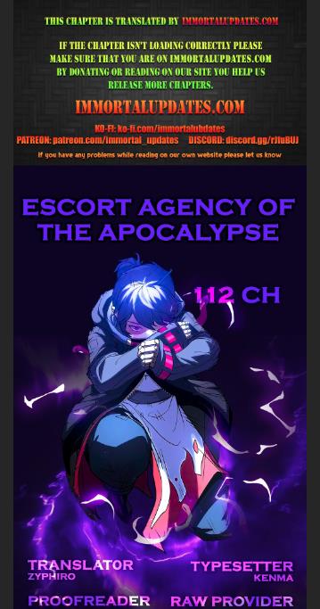 Escort Agency Of The Apocalypse Chapter 112 - page 1