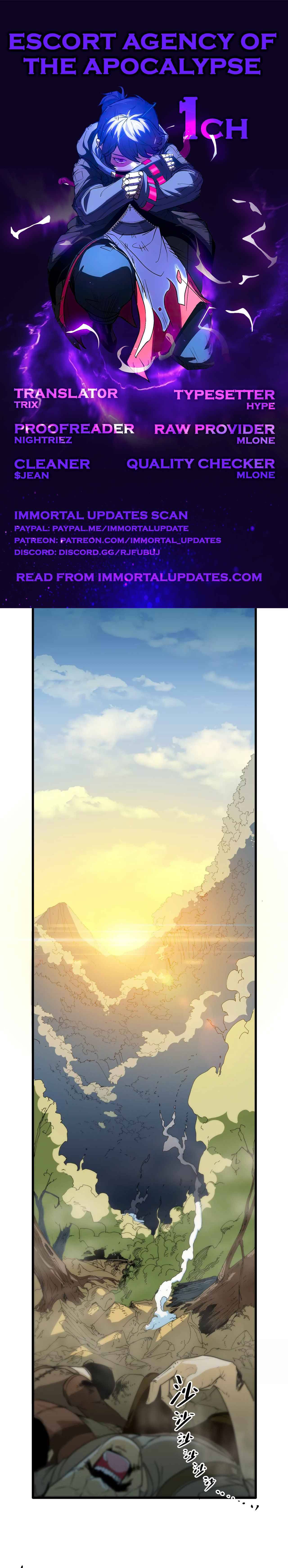 Escort Agency Of The Apocalypse Chapter 1 - page 1