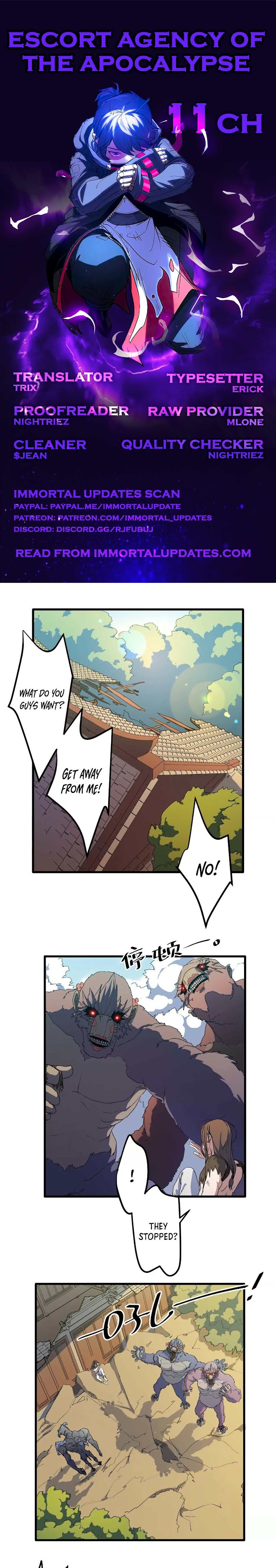 Escort Agency Of The Apocalypse Chapter 11 - page 1