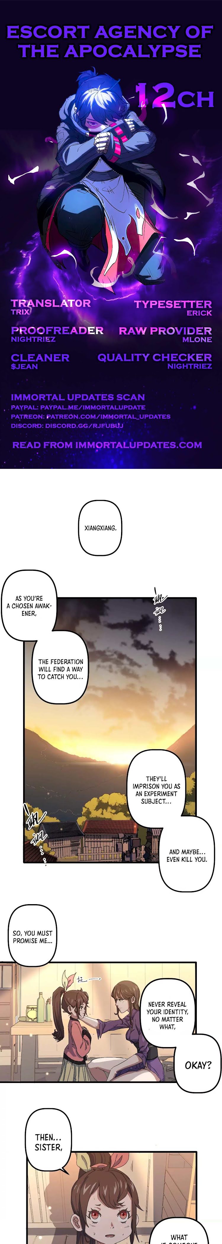 Escort Agency Of The Apocalypse Chapter 12 - page 1