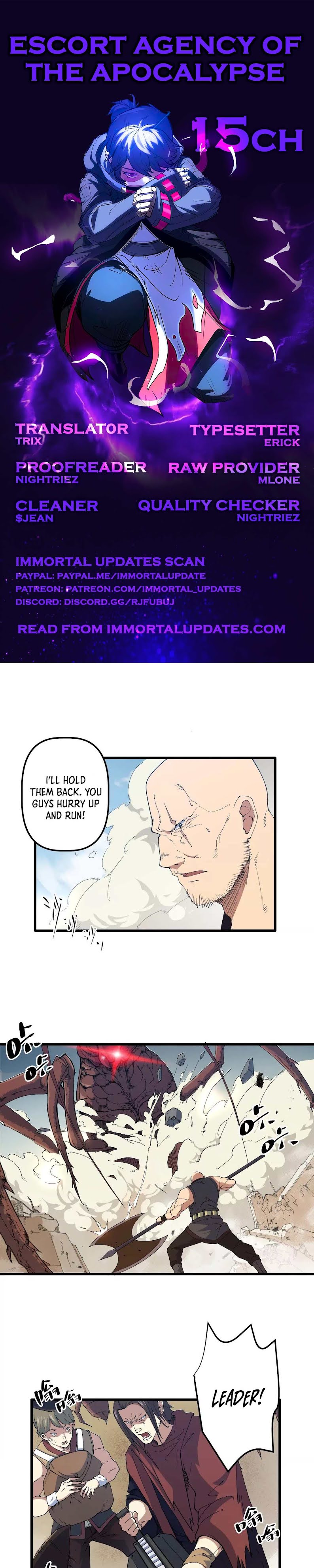 Escort Agency Of The Apocalypse Chapter 15 - page 1