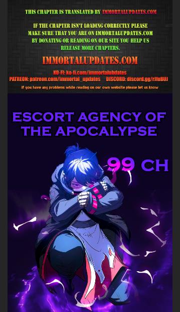 Escort Agency Of The Apocalypse Chapter 99 - page 1