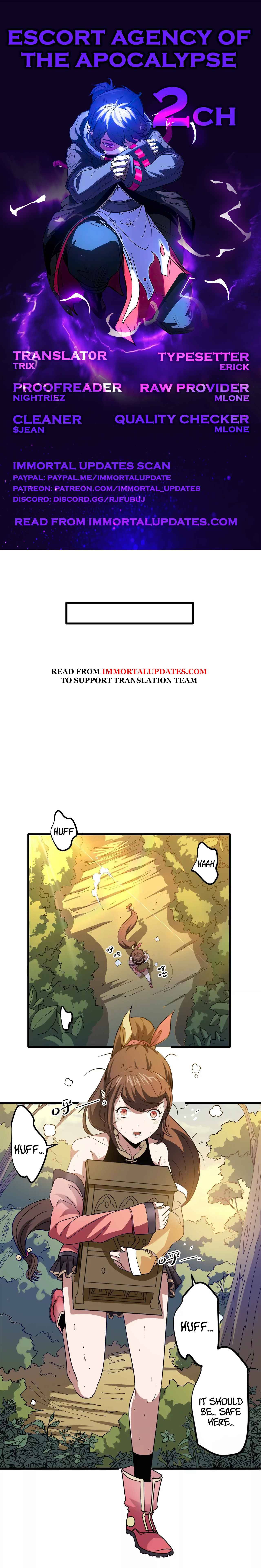 Escort Agency Of The Apocalypse Chapter 2 - page 1