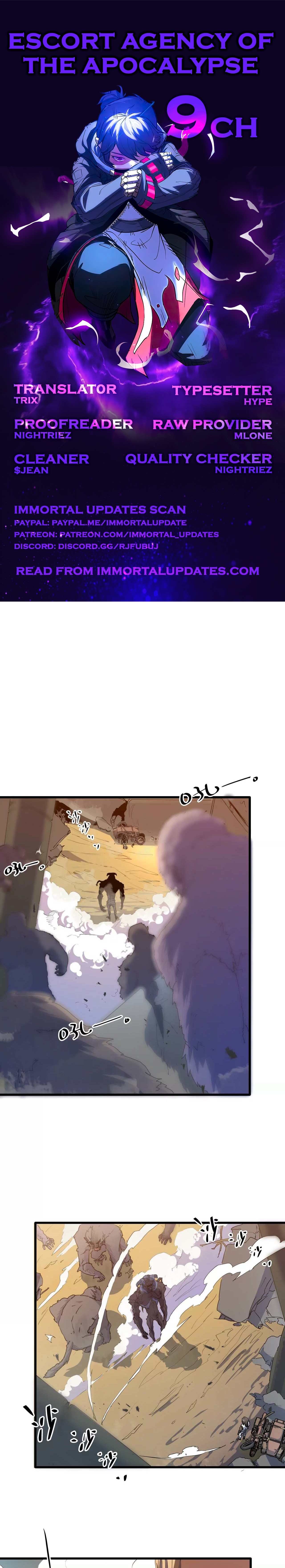 Escort Agency Of The Apocalypse Chapter 9 - page 1