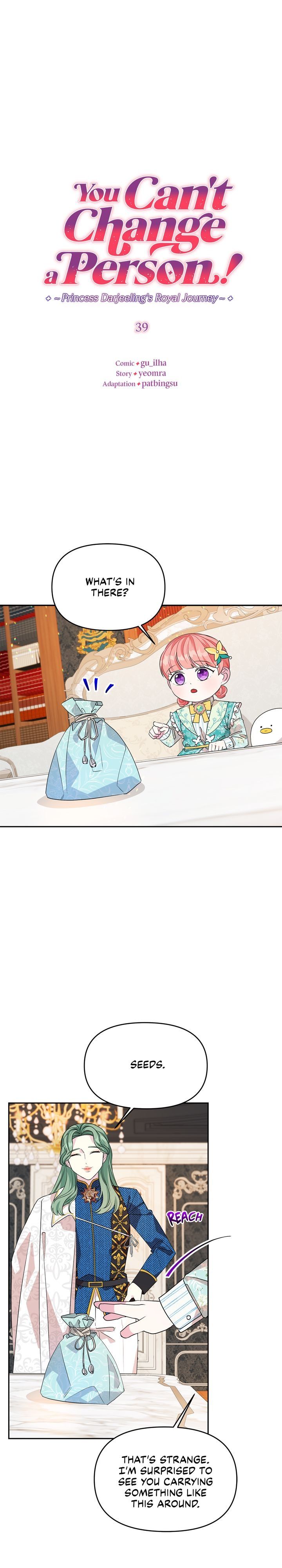 You Can’t Change A Person! chapter 39 - page 1