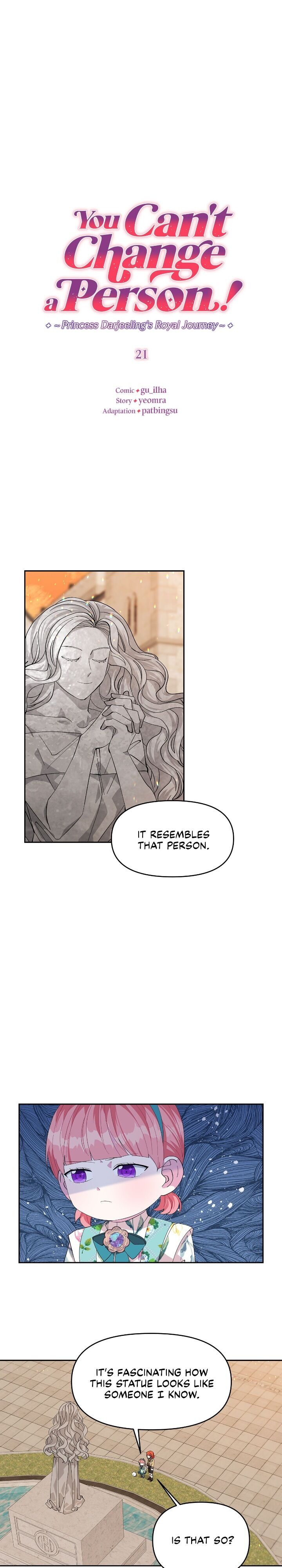 You Can’t Change A Person! chapter 21 - page 1