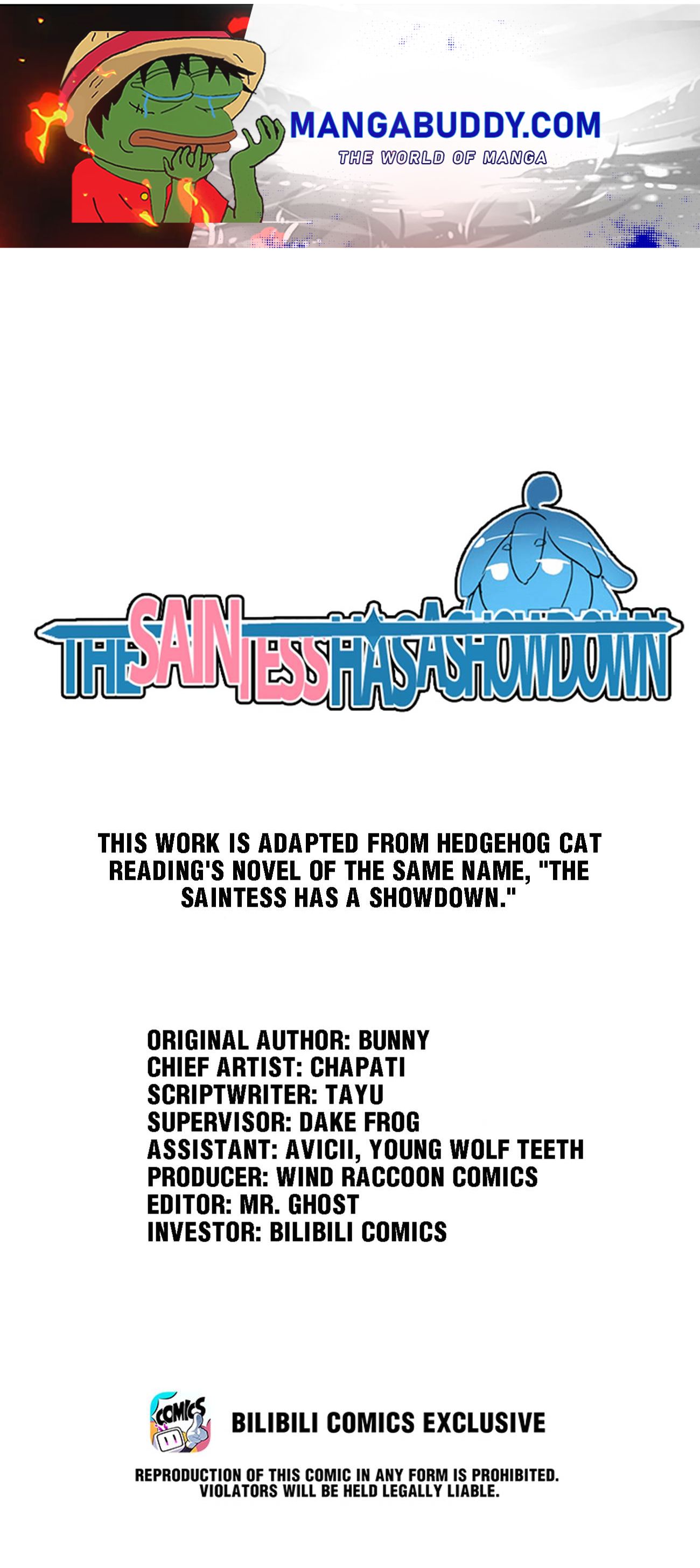 The Saintess has a Showdown chapter 34 - page 1