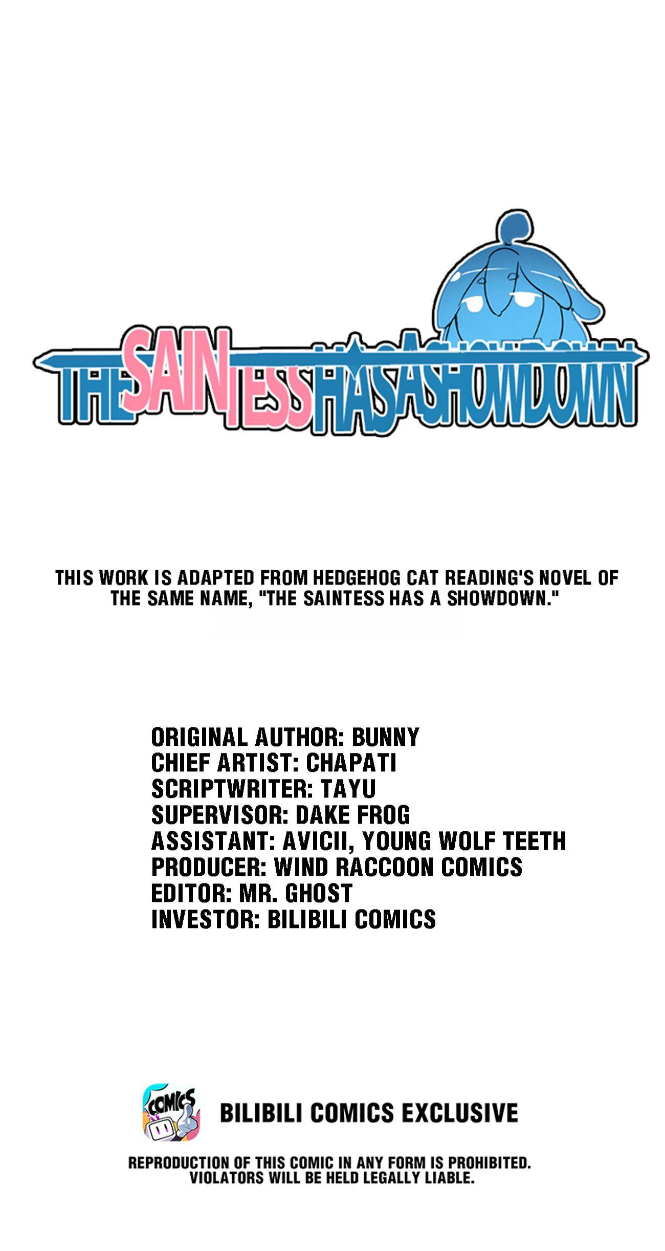 The Saintess has a Showdown chapter 41 - page 1