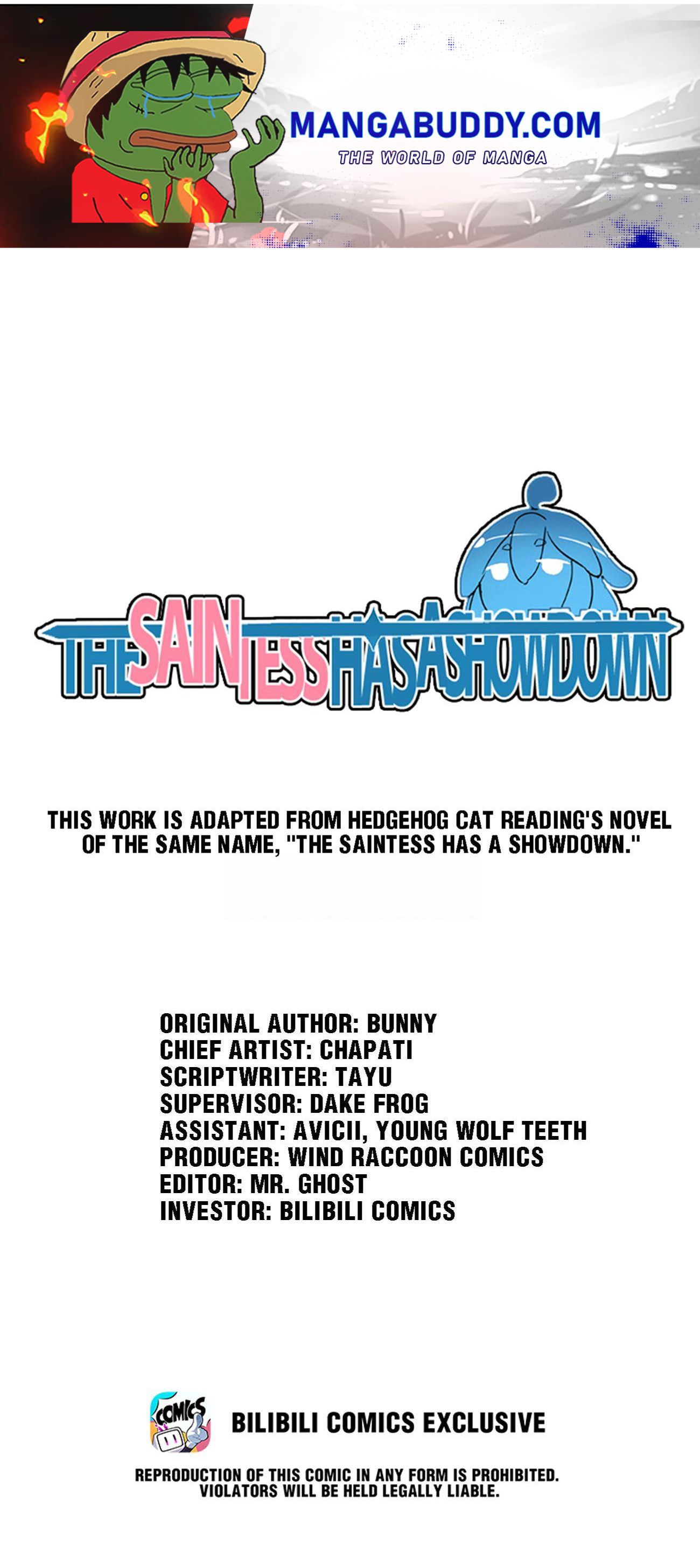 The Saintess has a Showdown chapter 40 - page 1