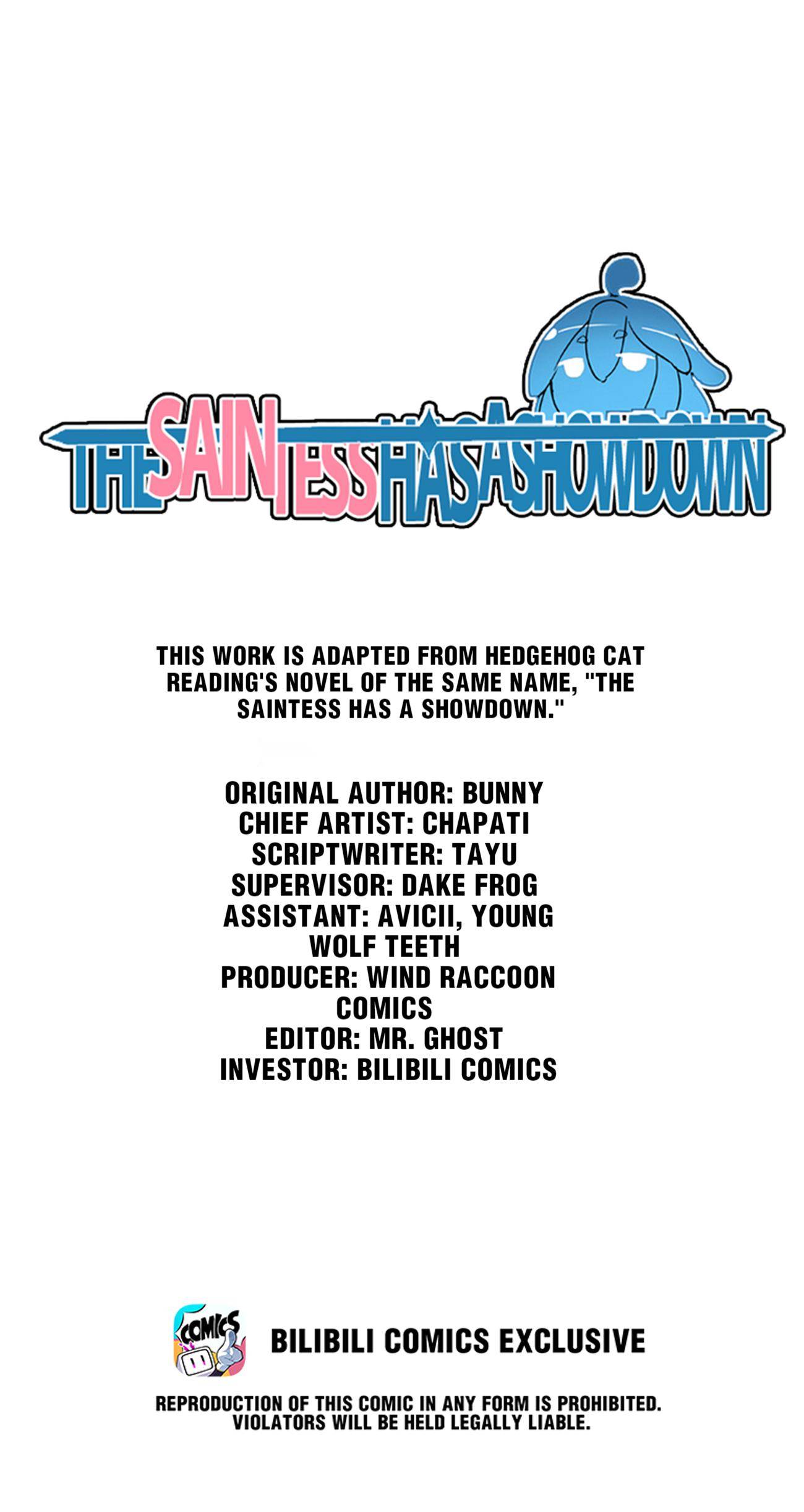The Saintess has a Showdown chapter 8 - page 1