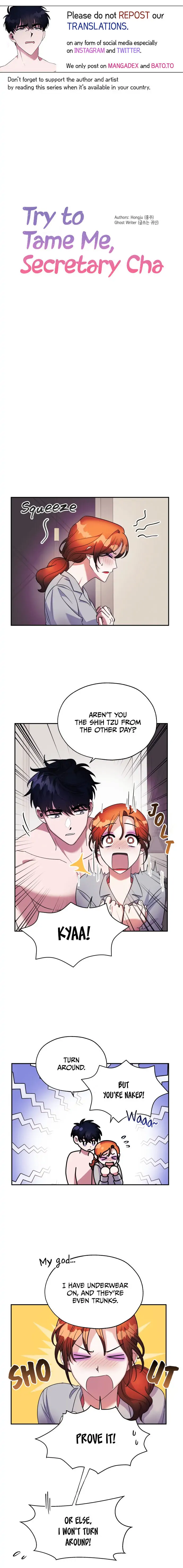 Try To Tame Me, Secretary Cha Chapter 3 - page 1