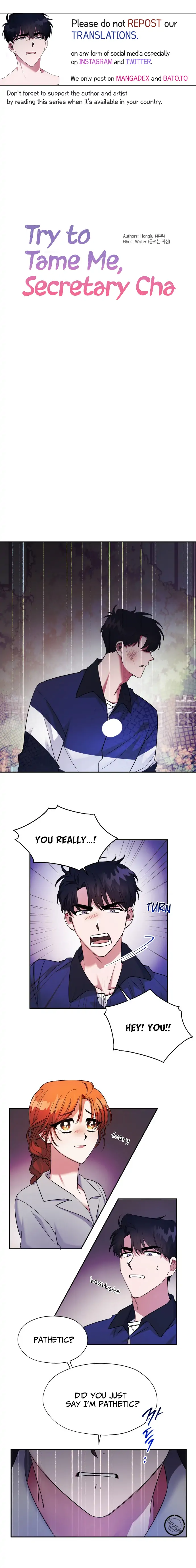 Try To Tame Me, Secretary Cha Chapter 4 - page 1