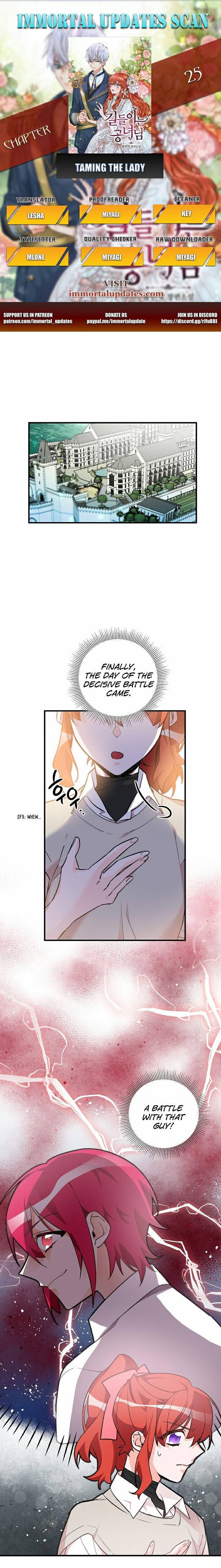 Taming the Lady Chapter 25 - page 1
