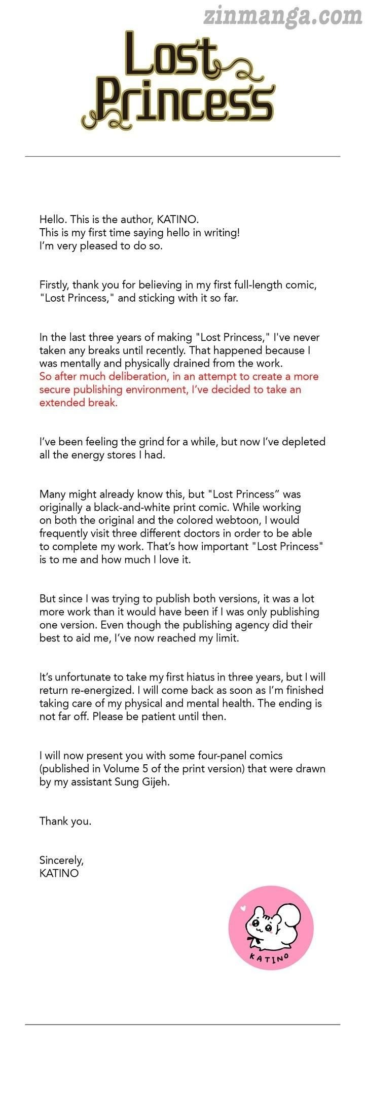 Lost Princess Chapter 105 - page 22