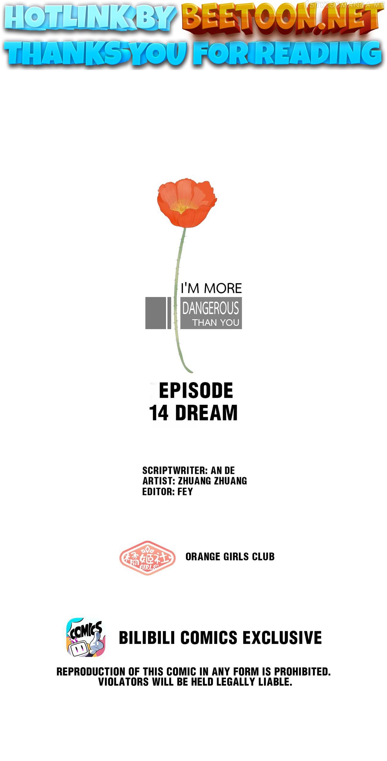 I’m More Dangerous Than You Chapter 14.1 - page 1