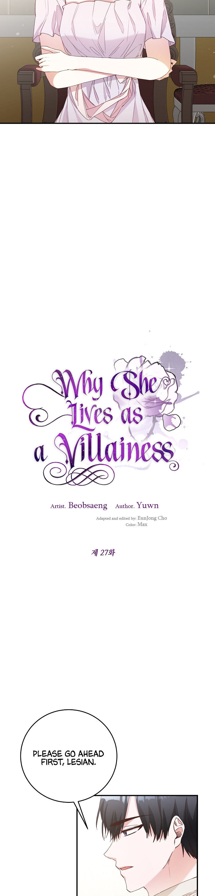 Why She Lives as a Villainess Chapter 27 - page 2