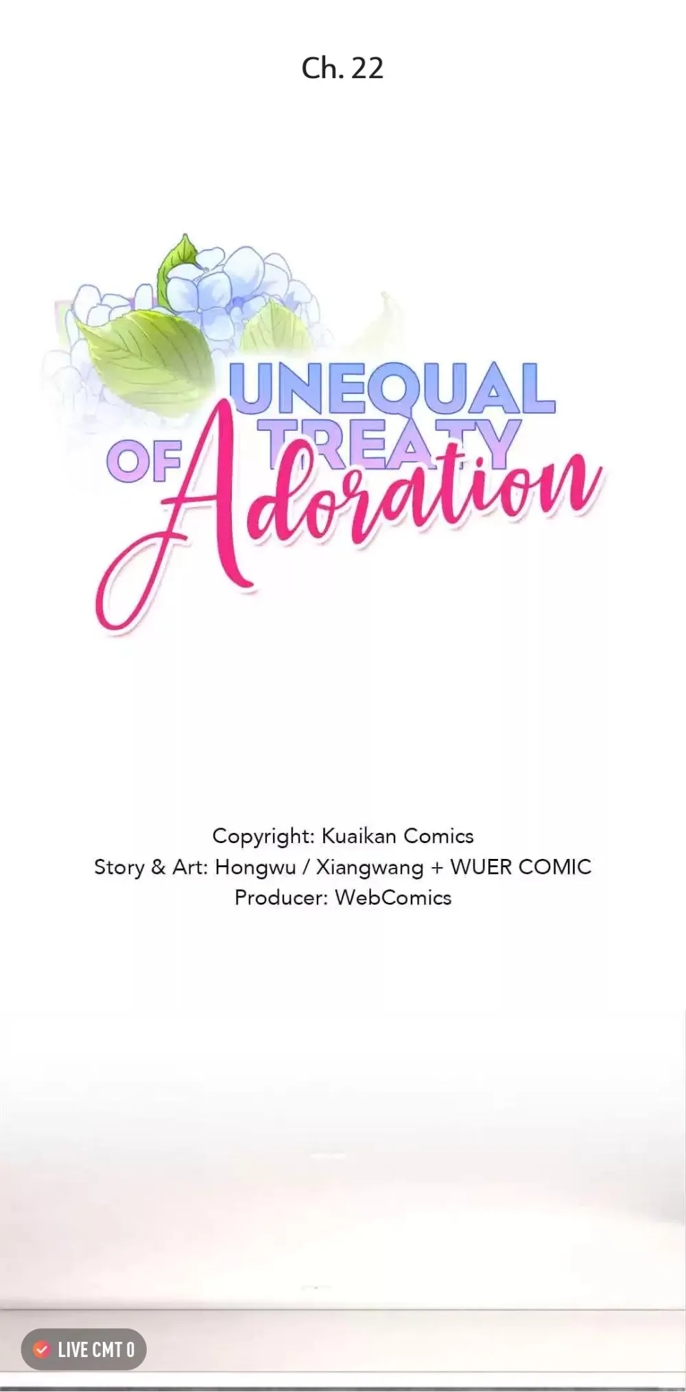 Unequal Treaty of Adoration Chapter 22 - page 1