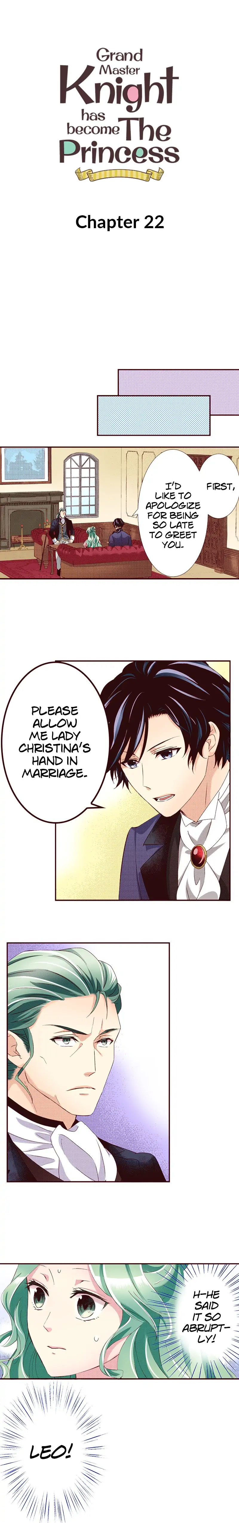 Grand Master Knight Has Become the Princess Chapter 22 - page 2