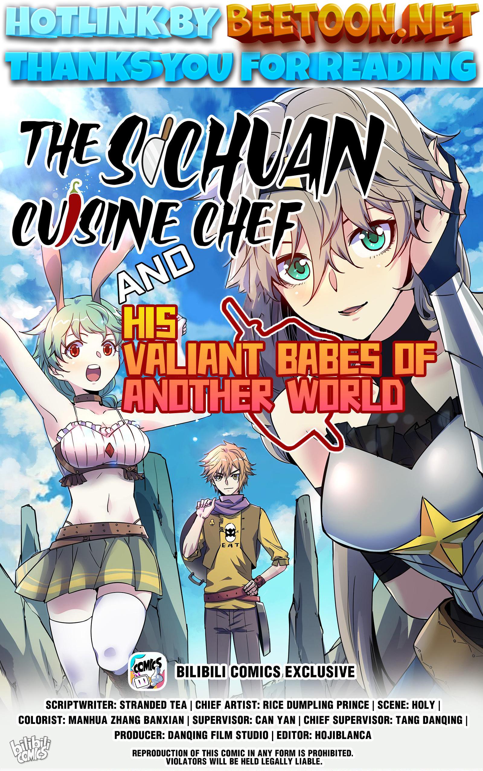 The Sichuan Cuisine Chef And His Valiant Babes Of Another World Chapter 30 - page 1