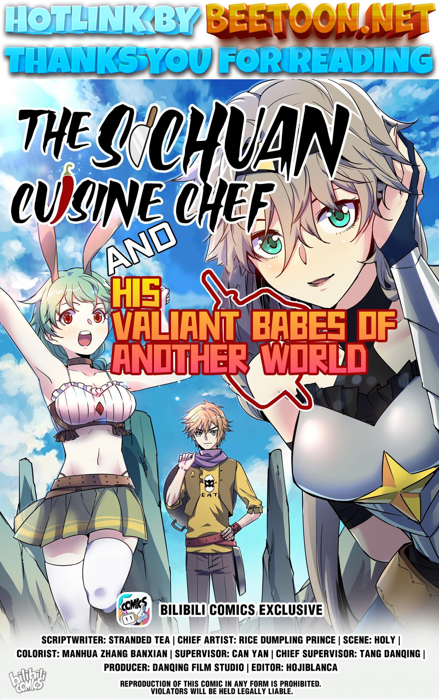 The Sichuan Cuisine Chef And His Valiant Babes Of Another World Chapter 31 - page 1