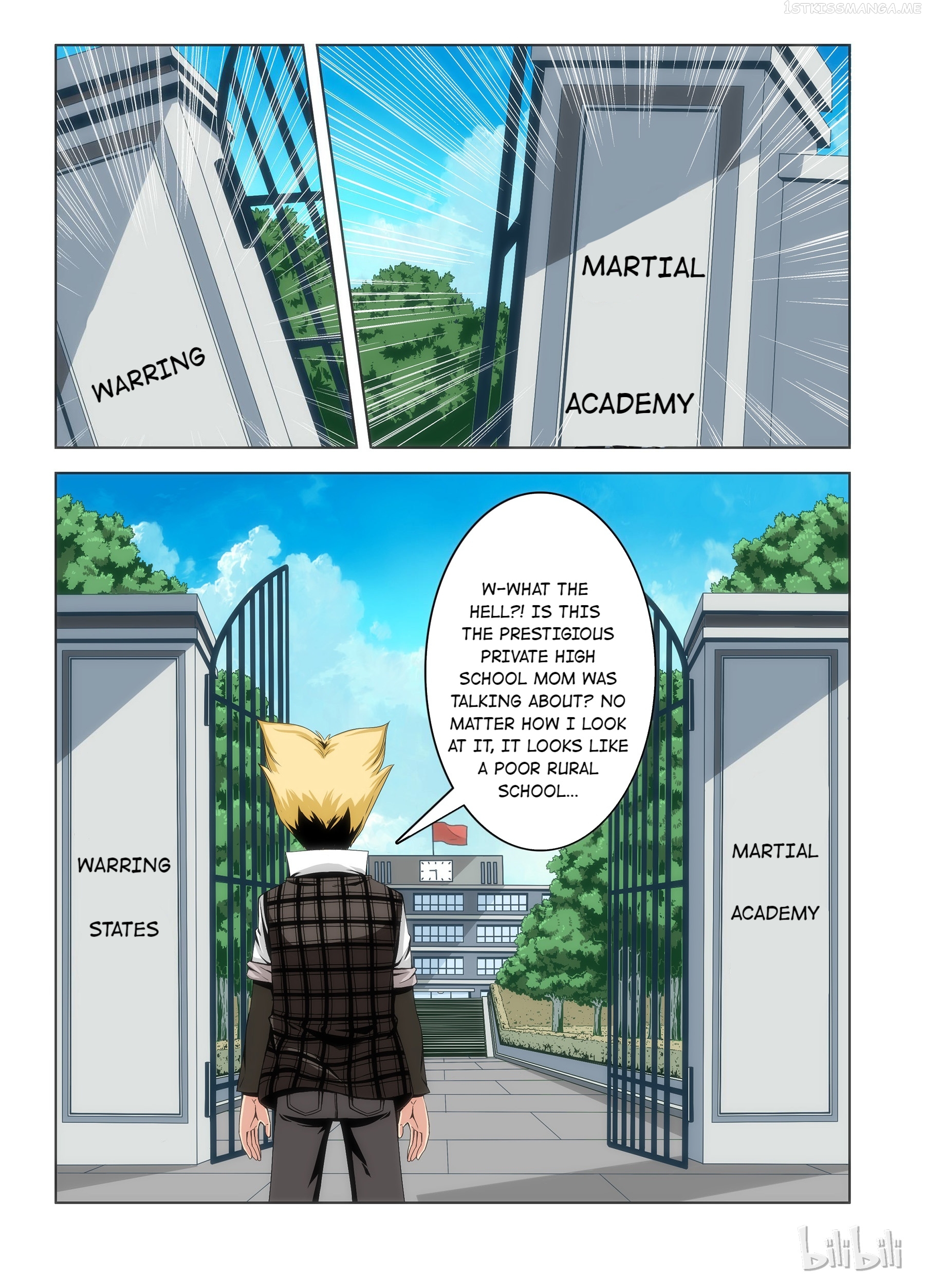 Warring States Martial Academy chapter 1.1 - page 8