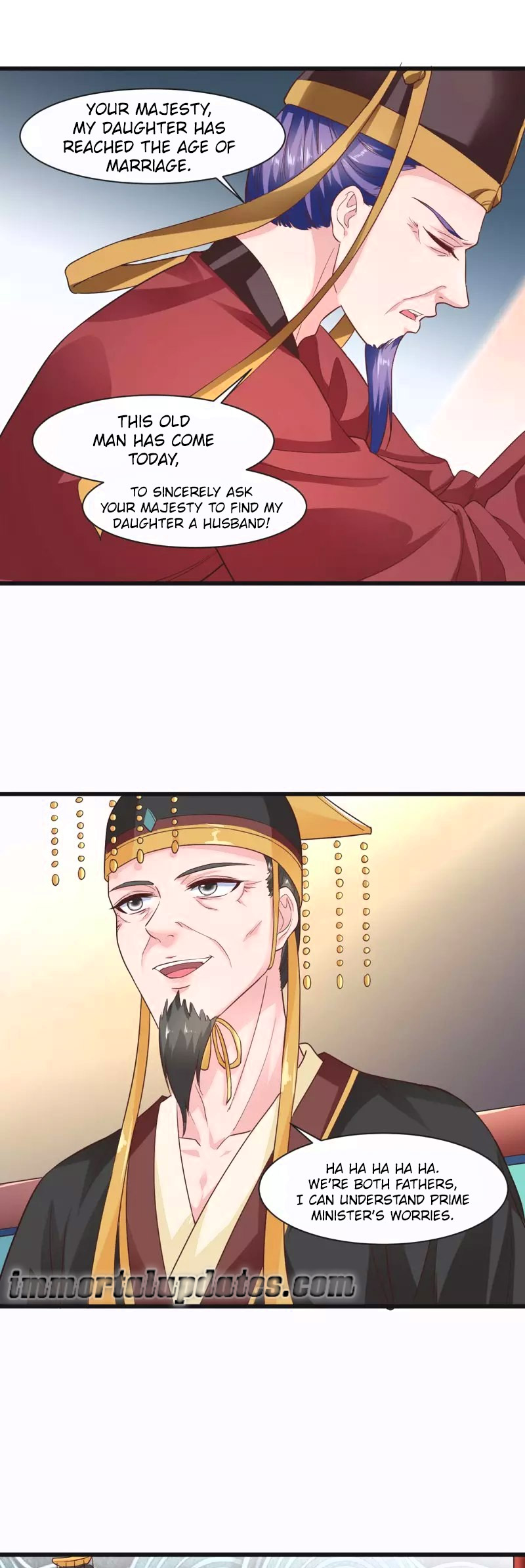 The emperor is afraid that the princess will have the world chapter 54 - page 10