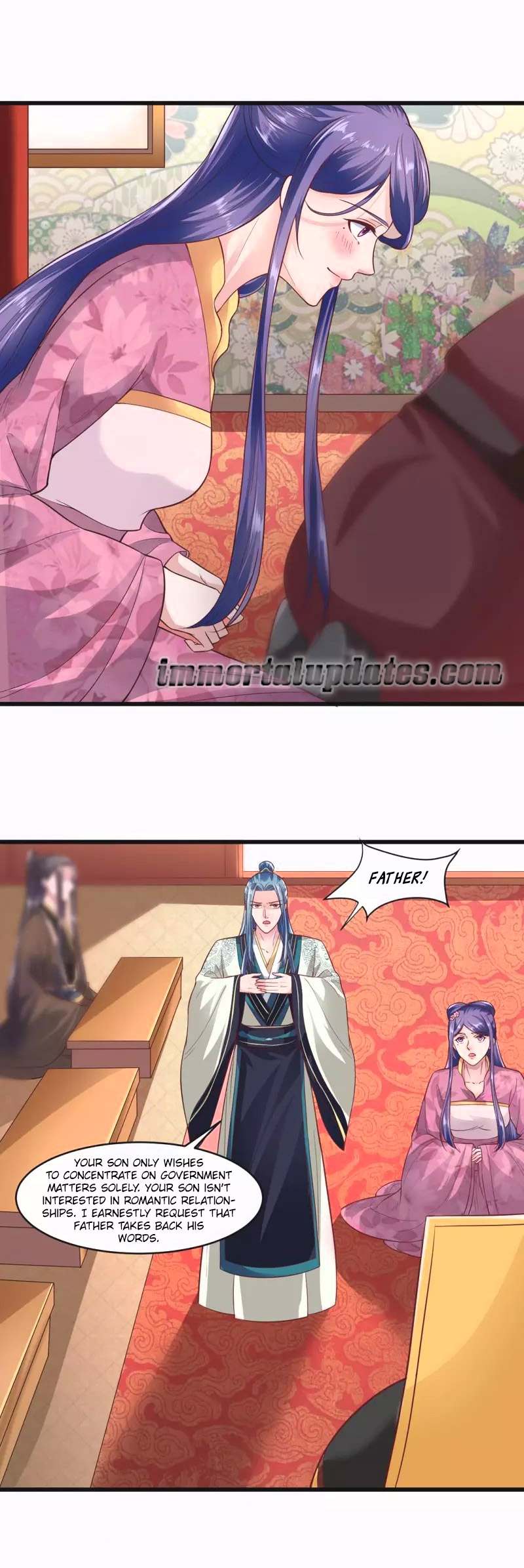 The emperor is afraid that the princess will have the world chapter 54 - page 12