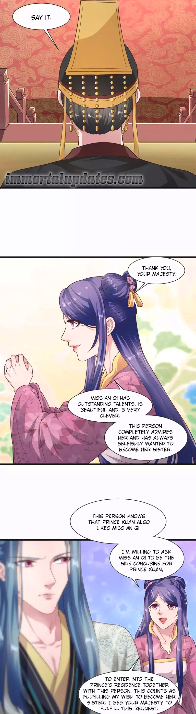The emperor is afraid that the princess will have the world chapter 55 - page 2