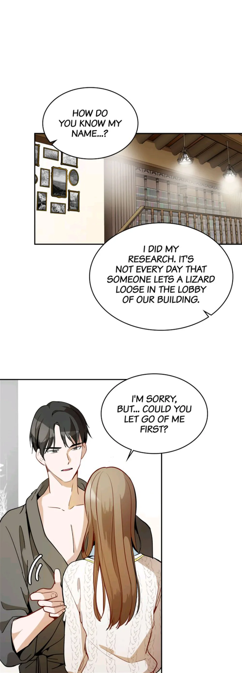 Her Peculiar Visitor Chapter 8 - page 22