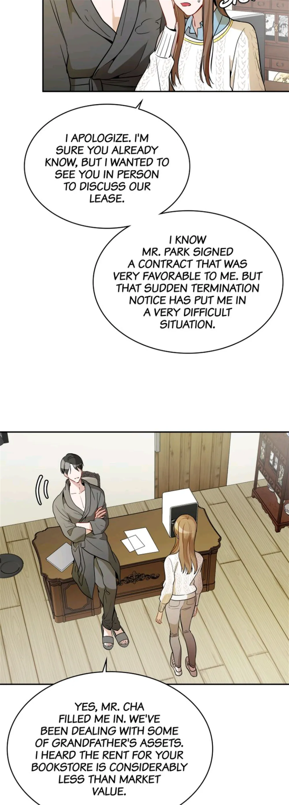 Her Peculiar Visitor Chapter 8 - page 24