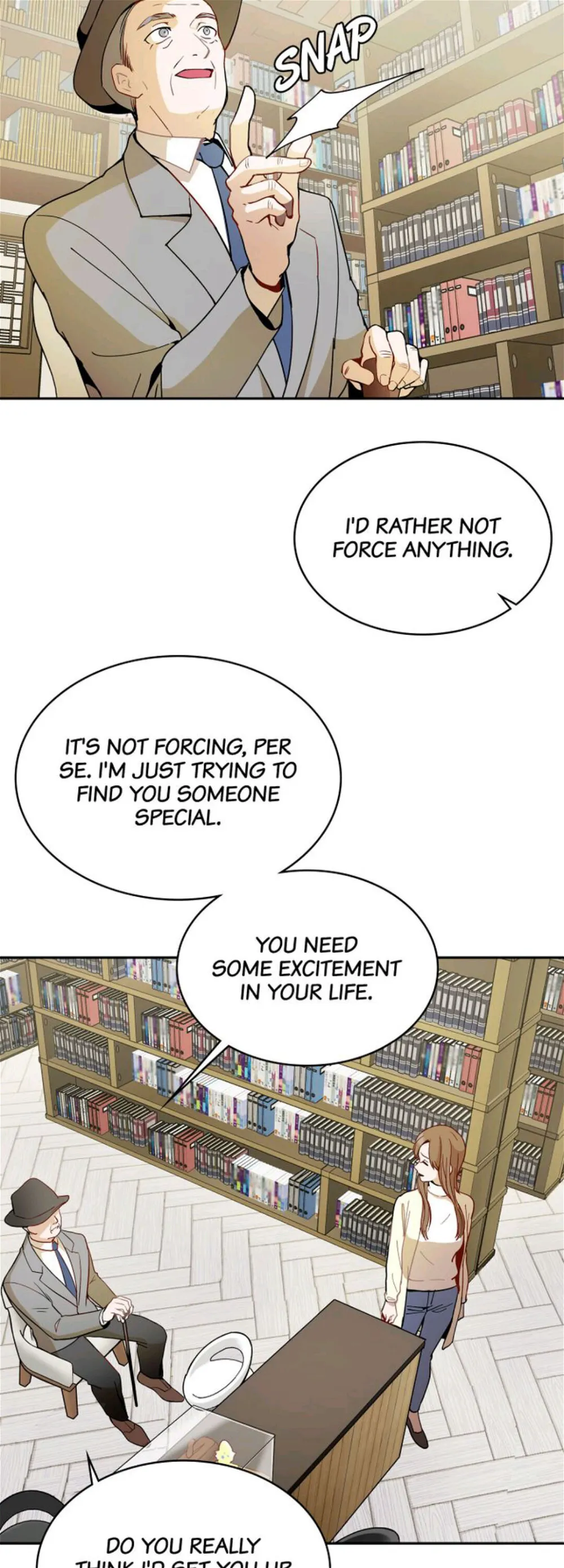 Her Peculiar Visitor Chapter 4 - page 10