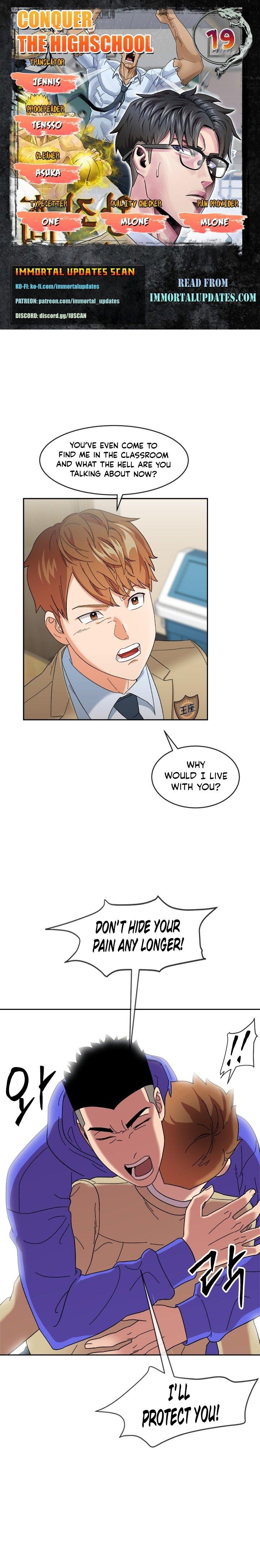 Conquer The Throne Highschool chapter 19 - page 1