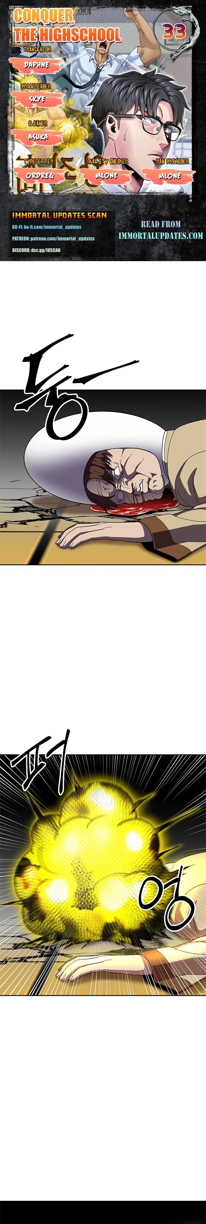 Conquer The Throne Highschool chapter 33 - page 1