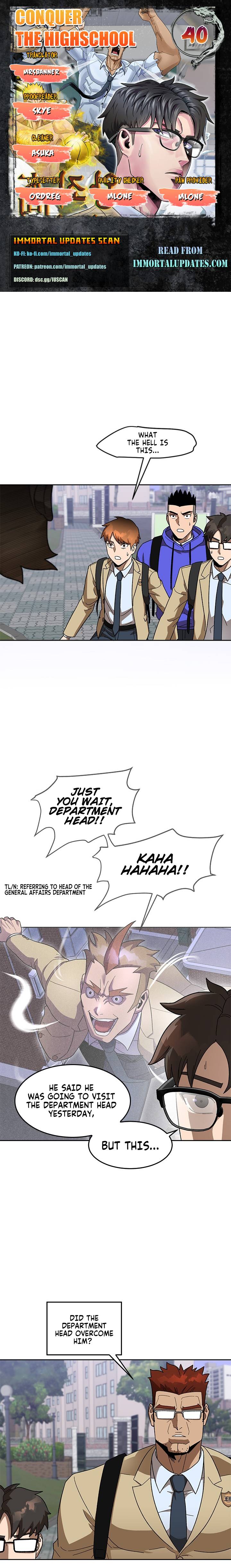Conquer The Throne Highschool Chapter 40 - page 1