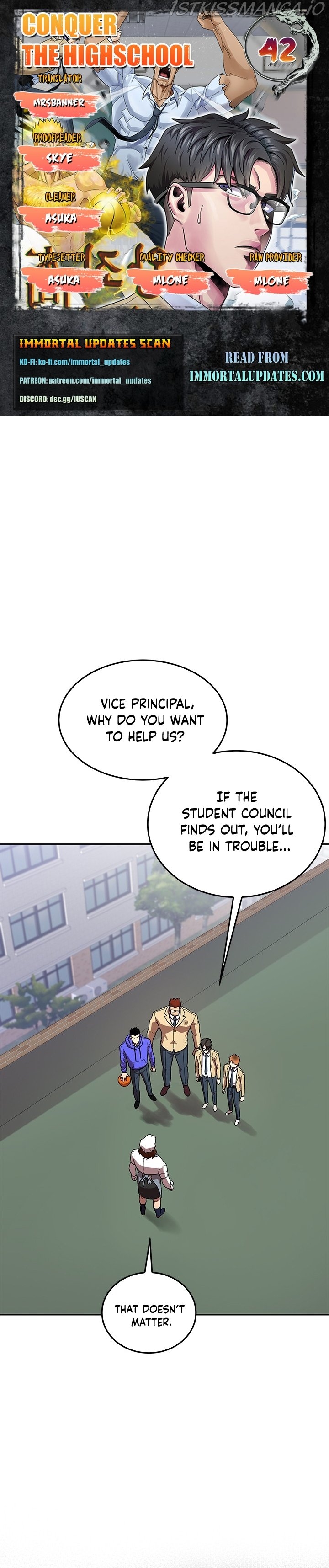 Conquer The Throne Highschool Chapter 42 - page 1