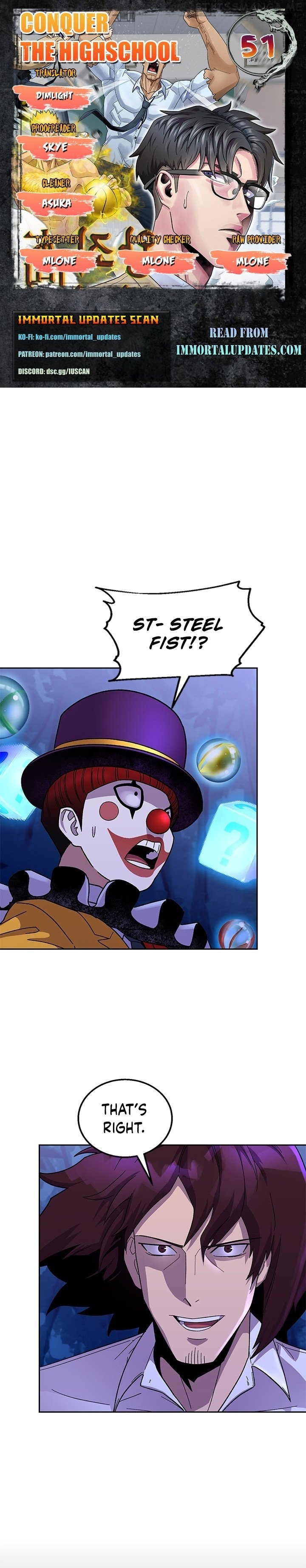 Conquer The Throne Highschool Chapter 51 - page 2