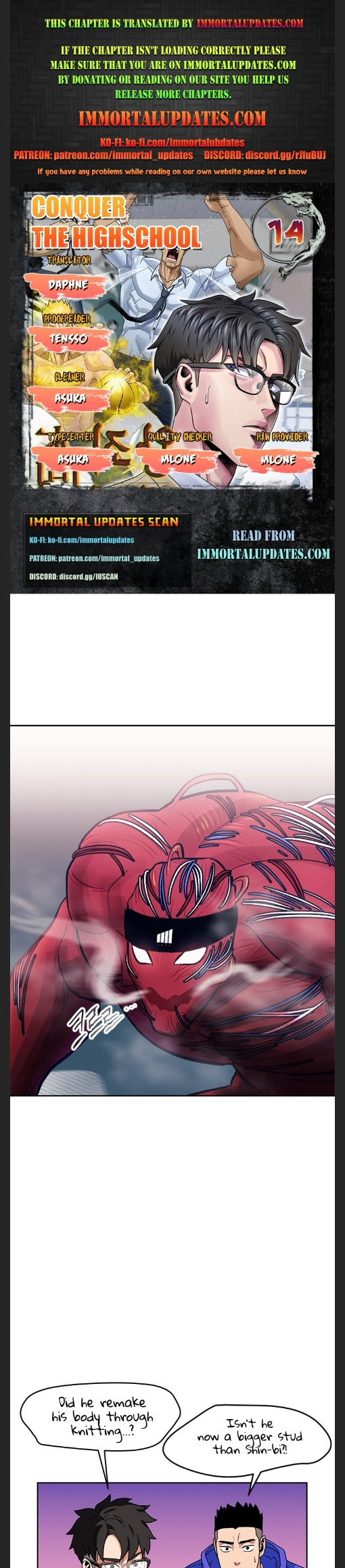 Conquer The Throne Highschool chapter 14 - page 1