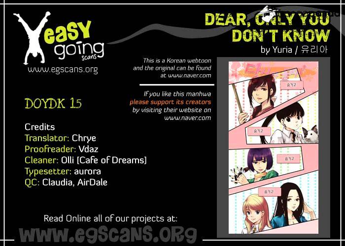 Dear, Only You Don’t Know! Chapter 15 - page 1