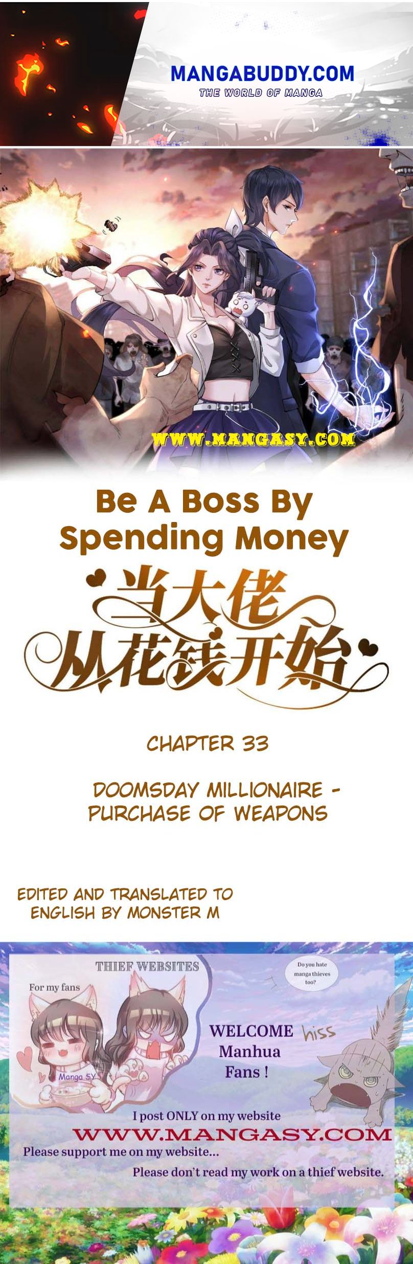 Becoming a Big Boss Starts with Spending Money Chapter 33 - page 1