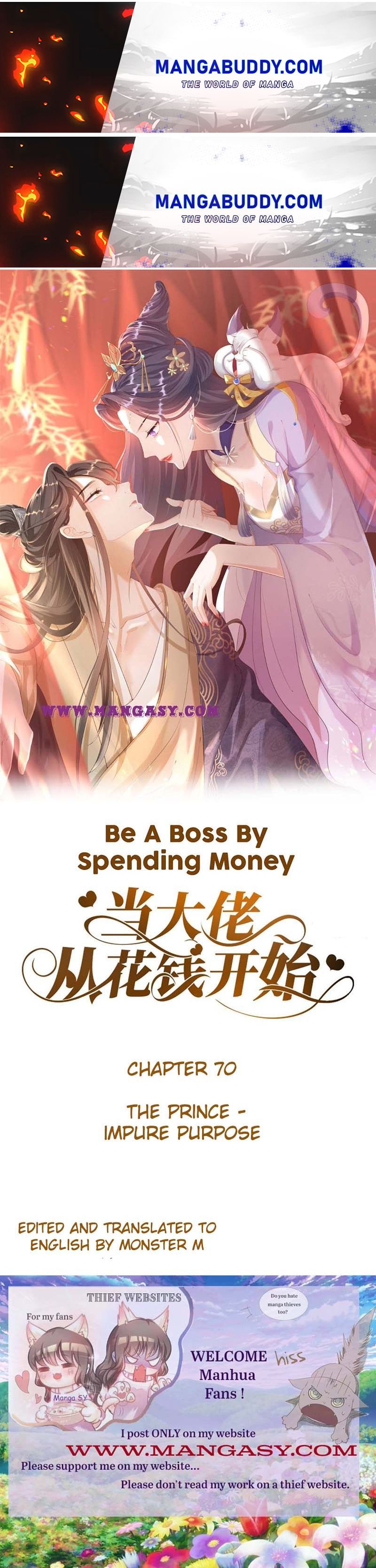 Becoming a Big Boss Starts with Spending Money Chapter 70 - page 1